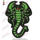 Green Scorpion Embroidery Design